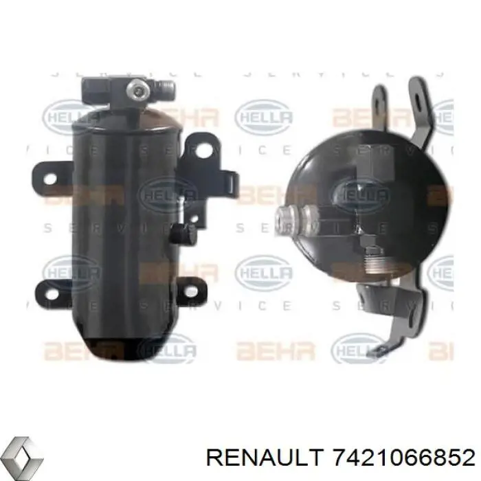 7421066852 Renault (RVI) Filtro deshidratante aire acondicionado