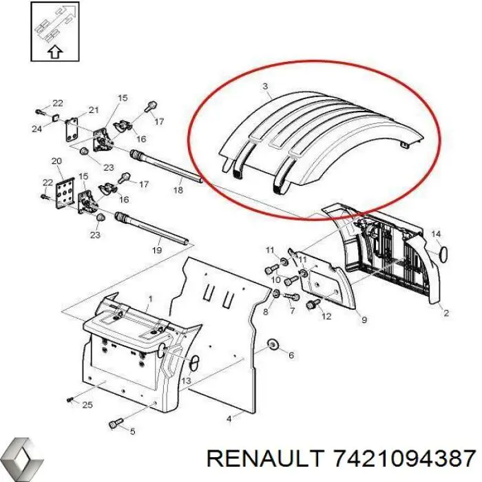 7421094387 Renault (RVI)