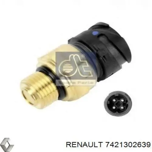 Sensor de presión de aceite 7421302639 Renault (RVI)