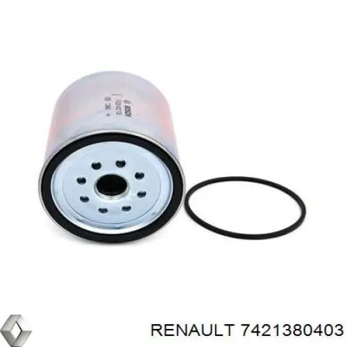 Filtro de combustible 7421380403 Renault (RVI)