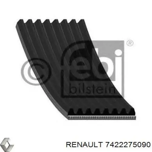 Correa de alternador 7422275090 Renault (RVI)