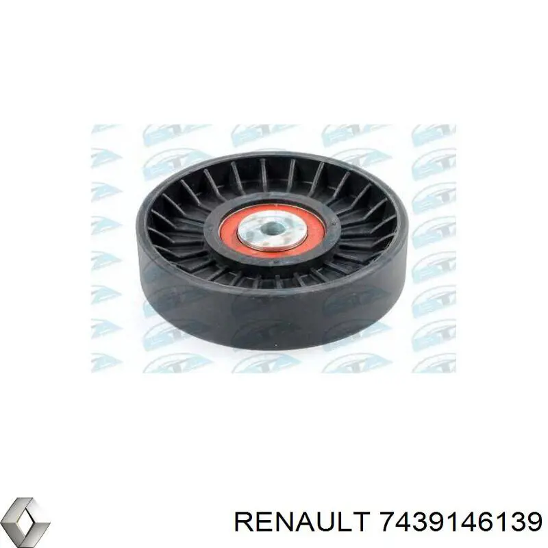 Polea inversión / guía, correa poli V 7439146139 Renault (RVI)