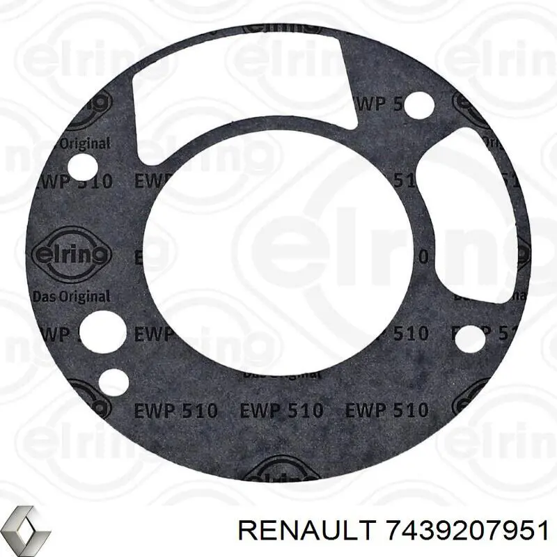 7439207951 Renault (RVI) bomba de aceite