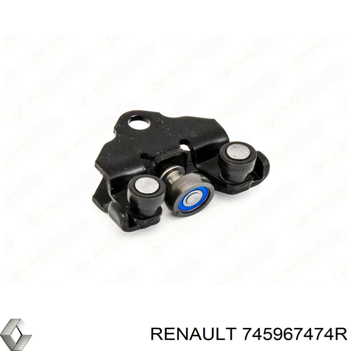 Comprar 745967474R Renault (RVI) Rodillo inferior izquierdo de puerta lateral corrediza