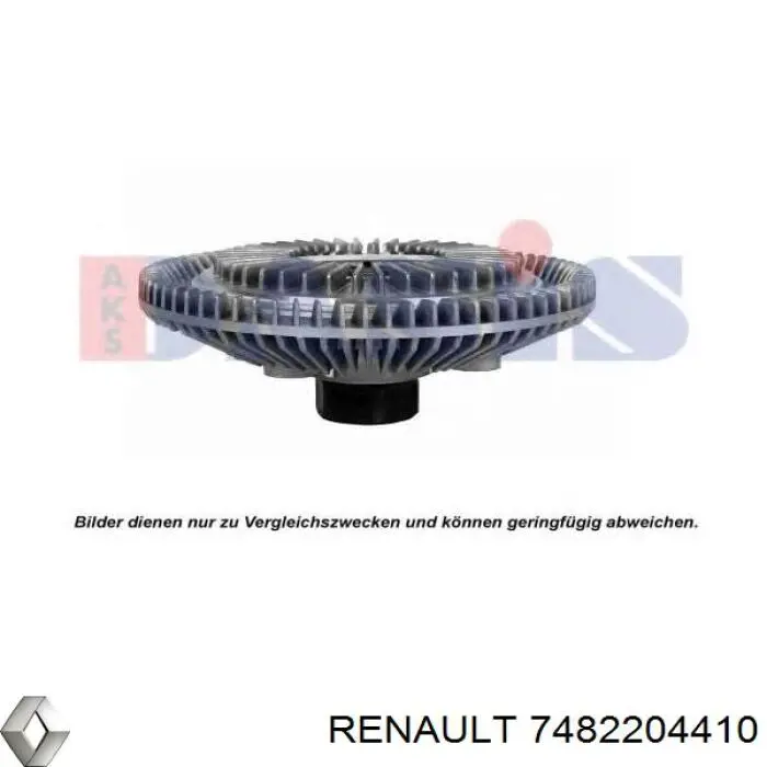 7482204410 Renault (RVI) Embrague viscoso
