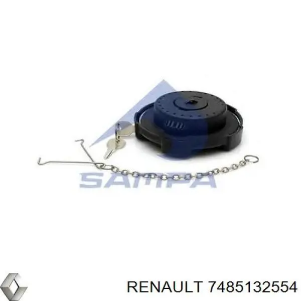 7485132554 Renault (RVI) tapa (tapón del depósito de combustible)