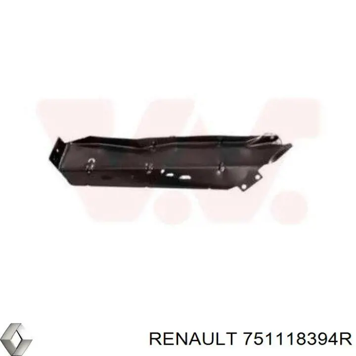 751118394R Renault (RVI) larguero delantero izquierdo