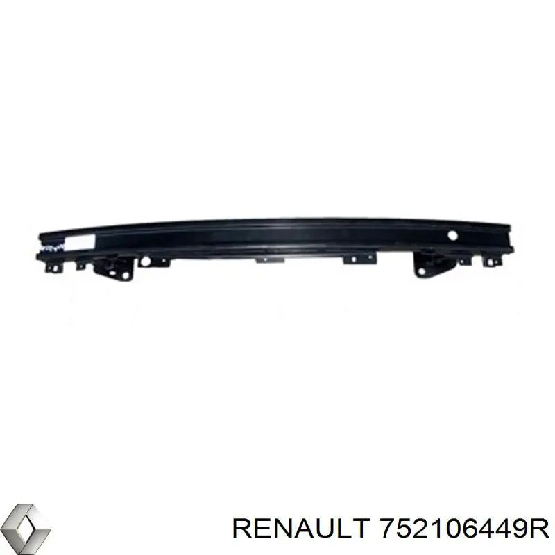 752106449R Renault (RVI) Refuerzo parachoque delantero