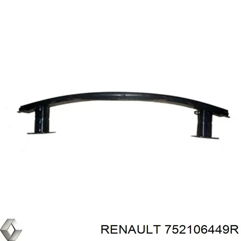 Comprar 752106449R Renault (RVI) Refuerzo parachoque delantero