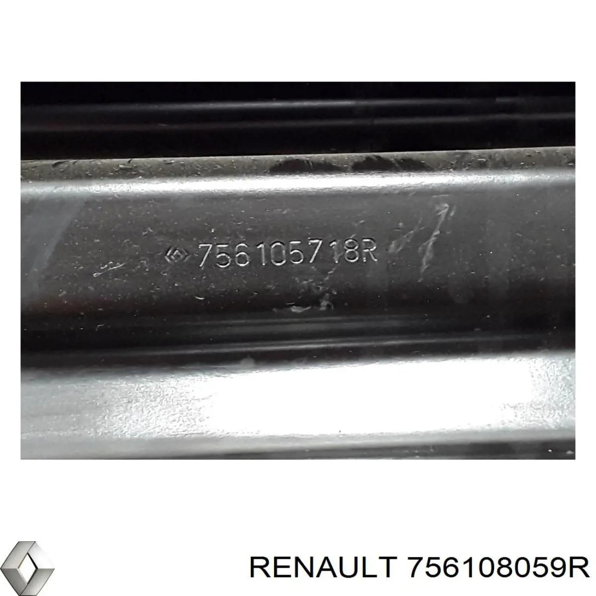 Refuerzo parachoques trasero 756108059R Renault (RVI)