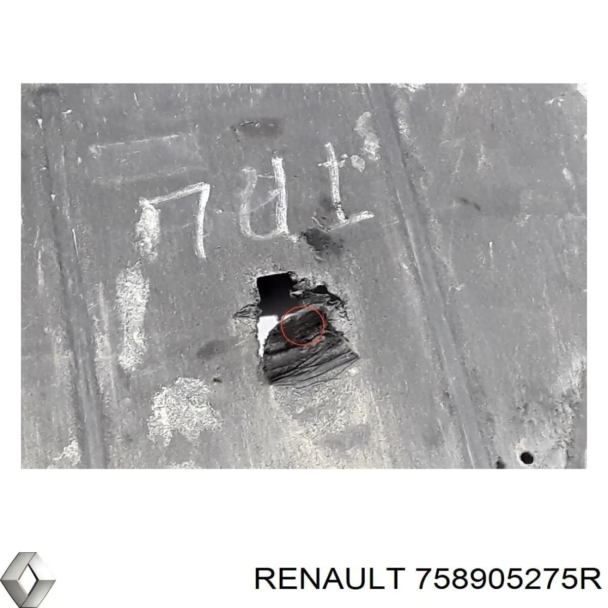 Comprar 758905275R Renault (RVI) Protección motor / empotramiento