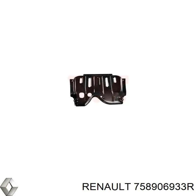758906933R Renault (RVI) protección motor / empotramiento