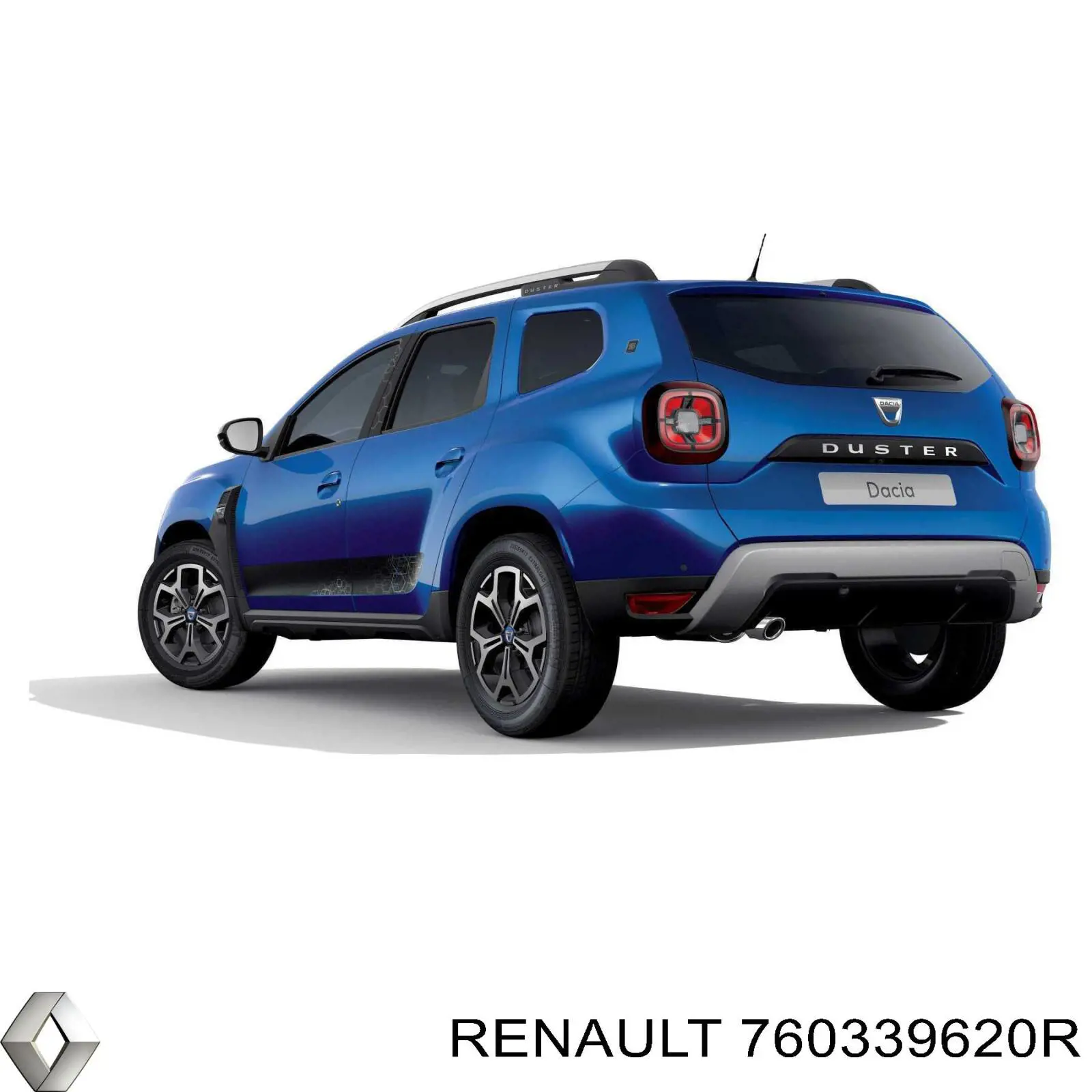 760339620R Renault (RVI) guardabarros trasero izquierdo