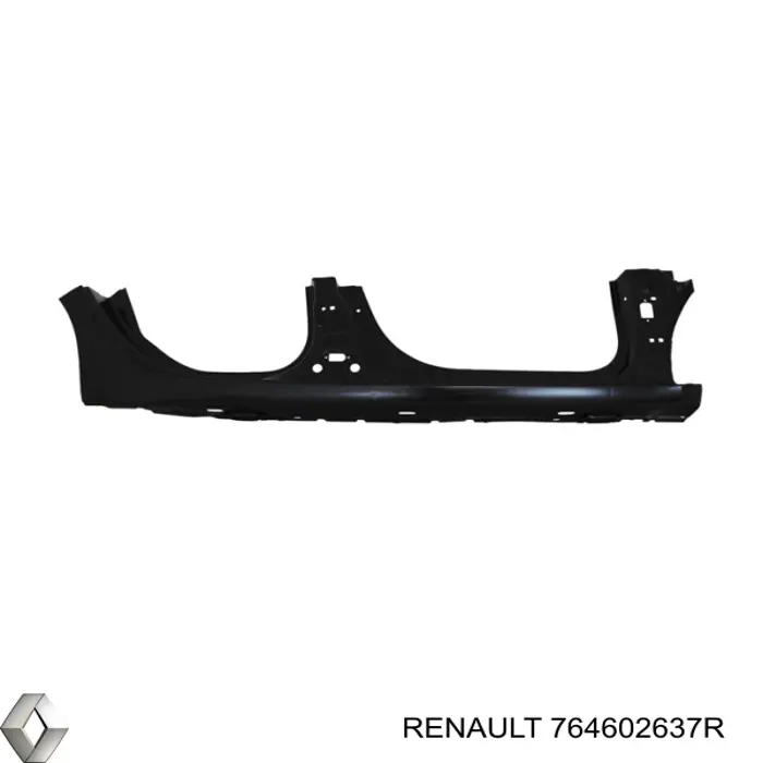 Chapa de acceso derecha para Renault Megane (BZ0)