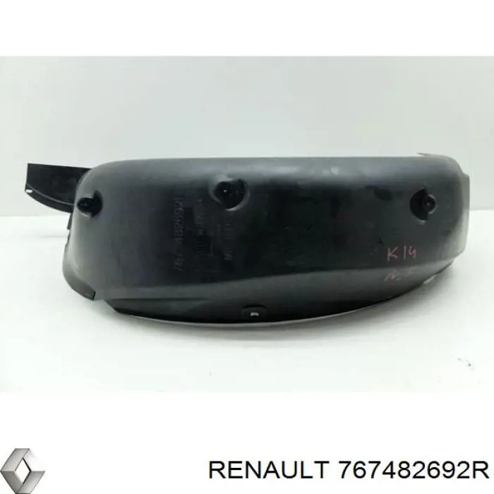 Comprar 767482692R Renault (RVI) Guardalodo interior derecho, aleta trasera