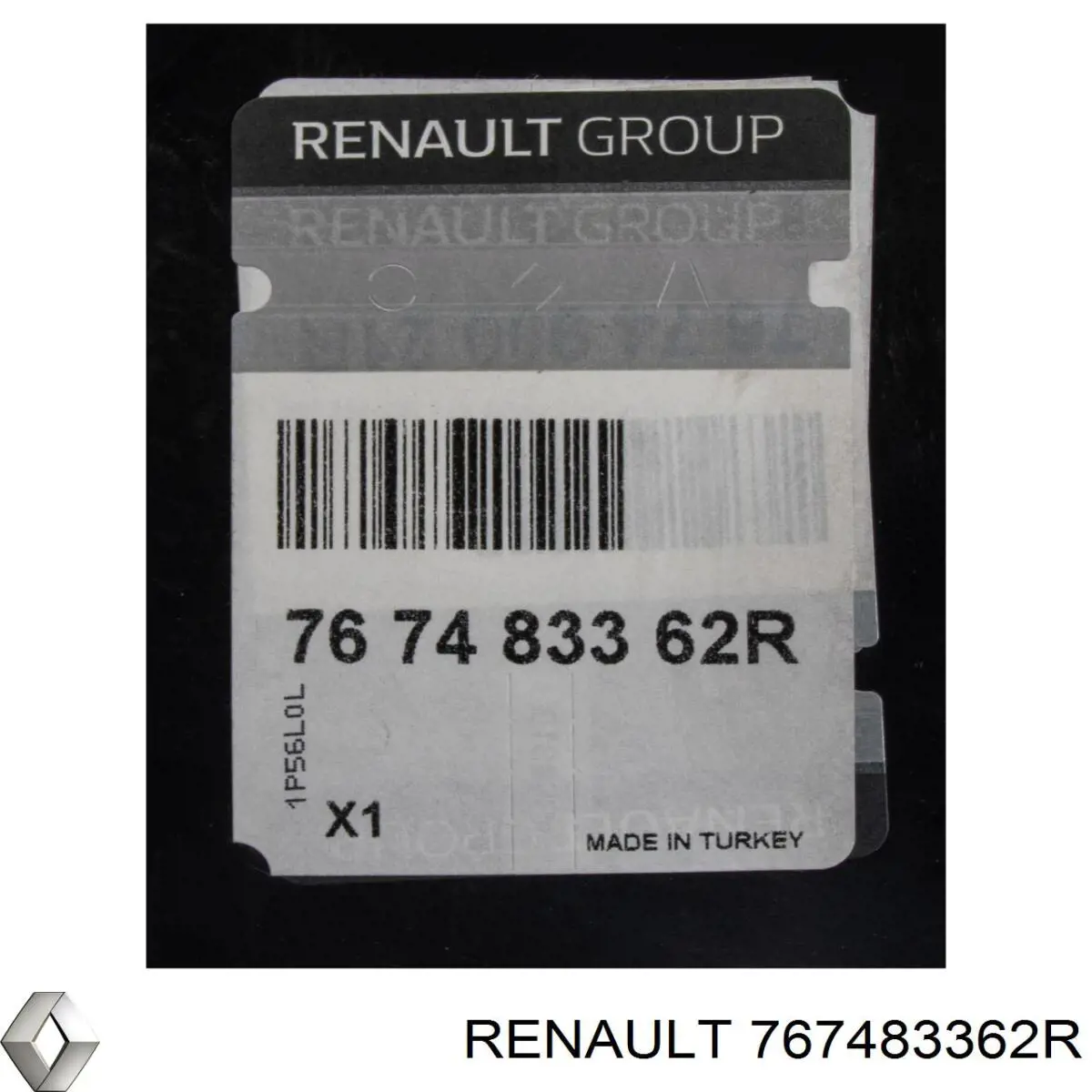 767483362R Renault (RVI) Guardabarros interior, aleta trasera, derecho