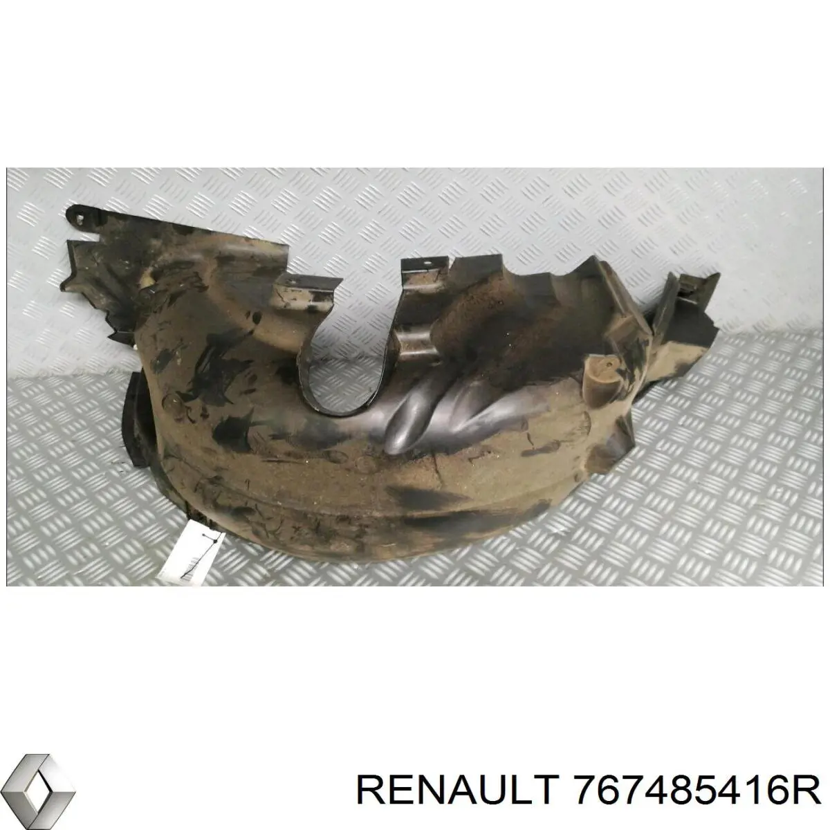767485416R Renault (RVI) Guardabarros interior, aleta trasera, derecho