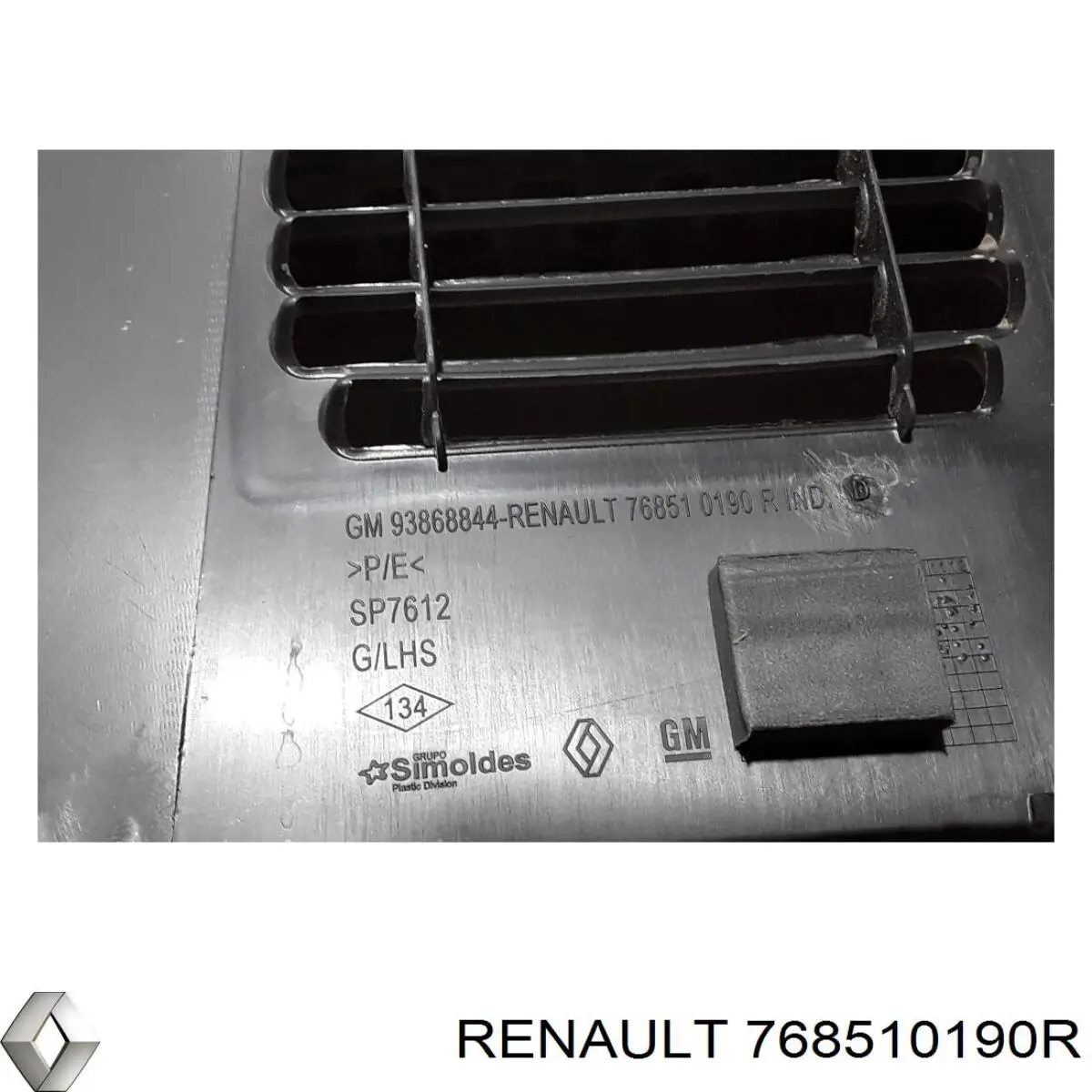 Comprar 768510190R Renault (RVI) Cubierta de estribo