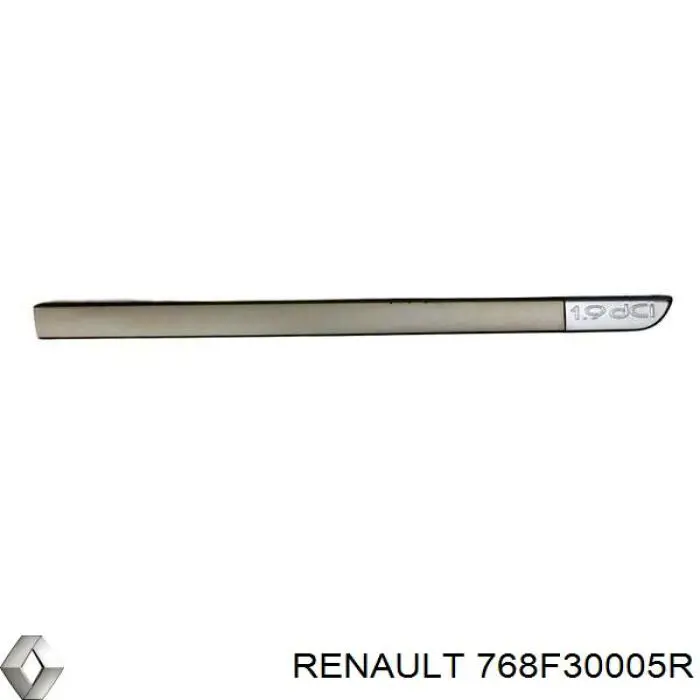 Comprar 768F30005R Renault (RVI) Moldura de salpicadera trasera derecha