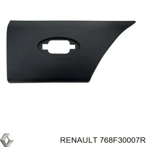 768F30007R Renault (RVI) moldura de guardabarro trasero derecho