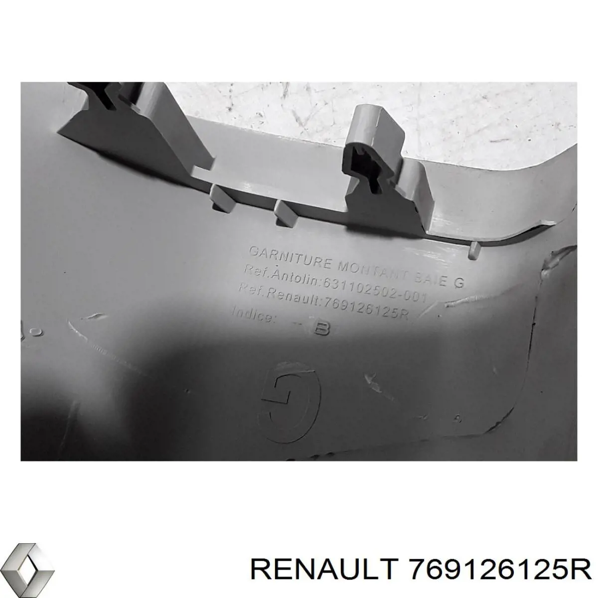 769126125R Renault (RVI) Cubierta de pilar interior delantero izquierdo