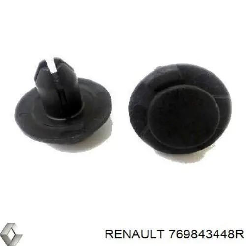 769843448R Nissan clip de protección inferior