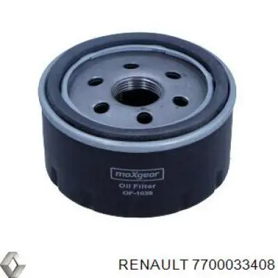 Filtro de aceite Renault Megane 1 LA0, LA1