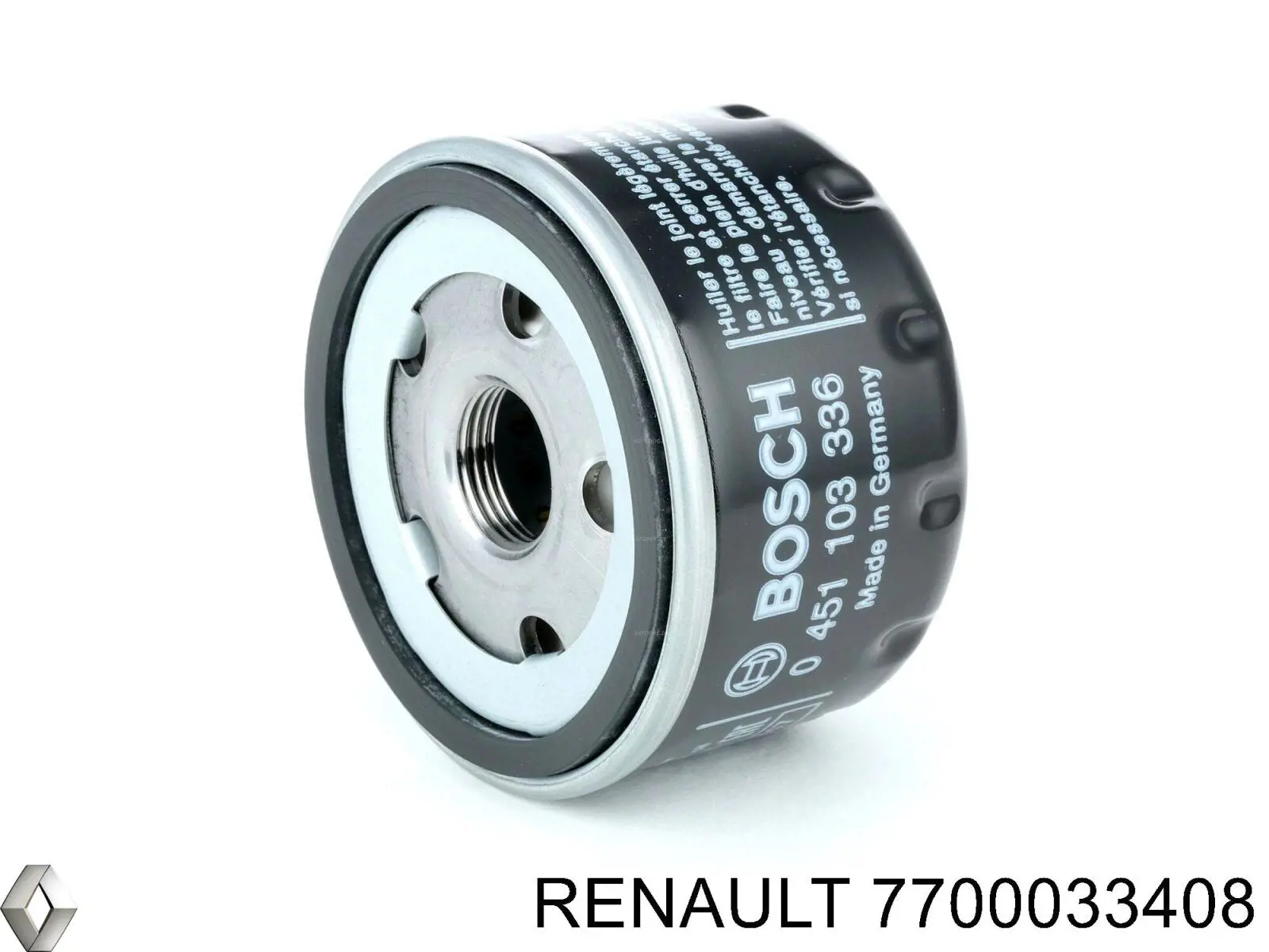 7700033408 Renault (RVI) filtro de aceite