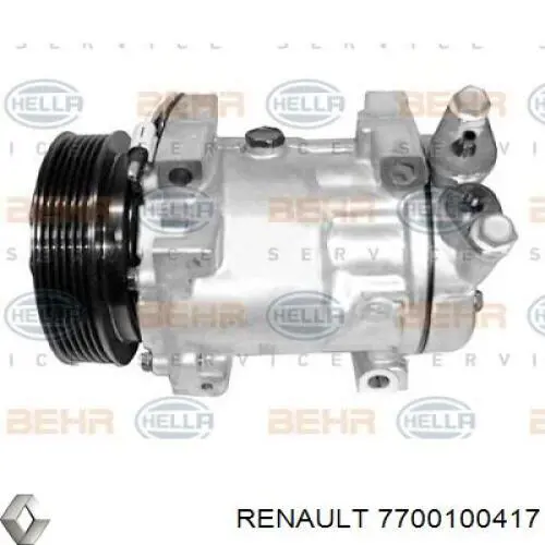 Compresor de ac Renault (RVI) 7700100417