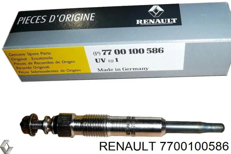 7700100586 Renault (RVI) bujía de precalentamiento