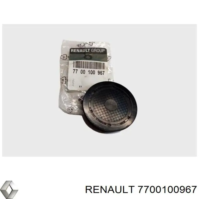Tapa culata 7700100967 Renault (RVI)