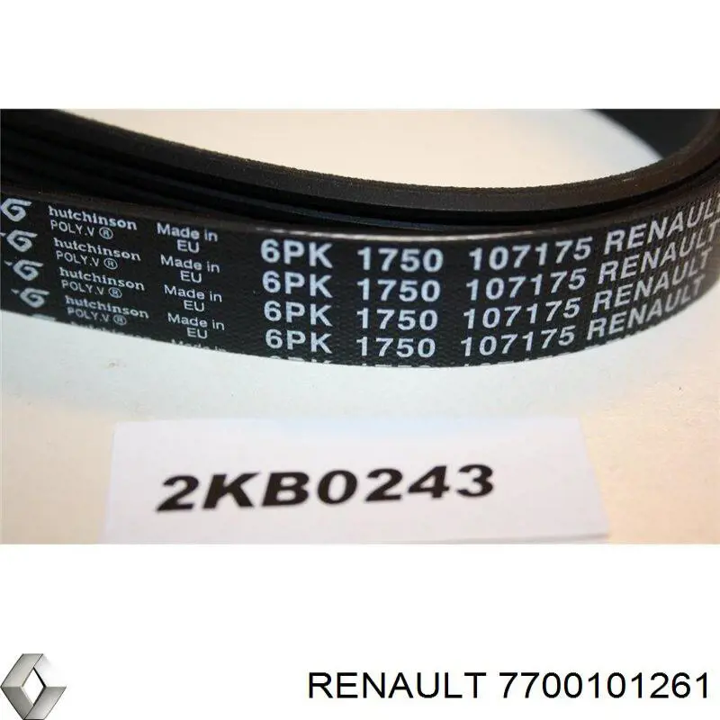 7700101261 Renault (RVI) correa trapezoidal