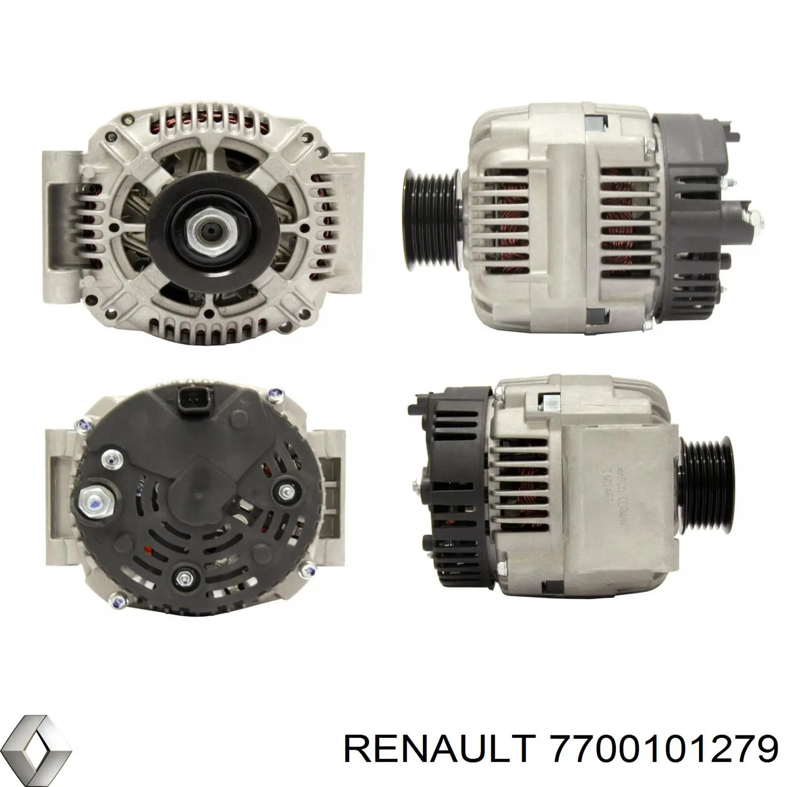 7700101279 Renault (RVI) alternador