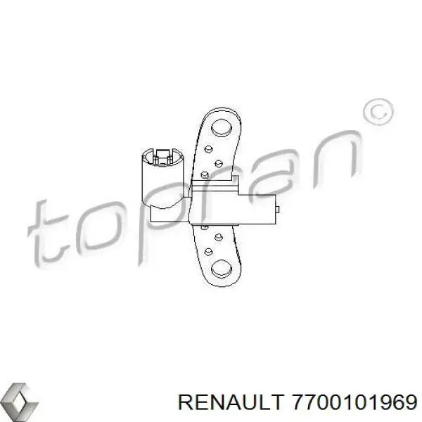 7700101969 Renault (RVI) sensor de posición del cigüeñal