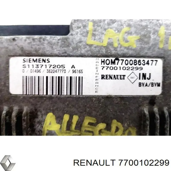 7700102299 Renault (RVI)