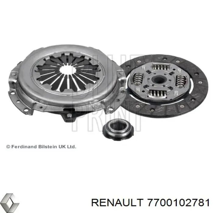 Cojinete de embrague 7700102781 Renault (RVI)