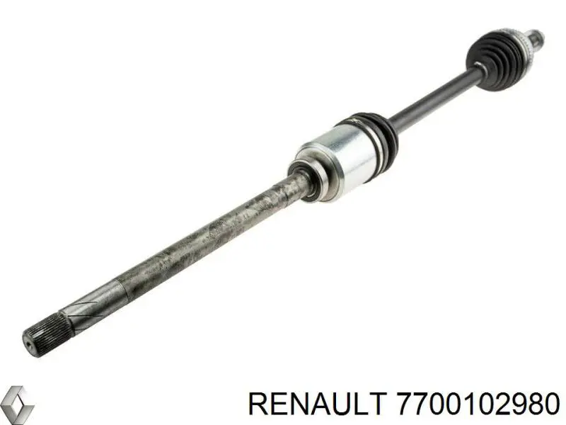 7700102980 Renault (RVI) árbol de transmisión delantero derecho