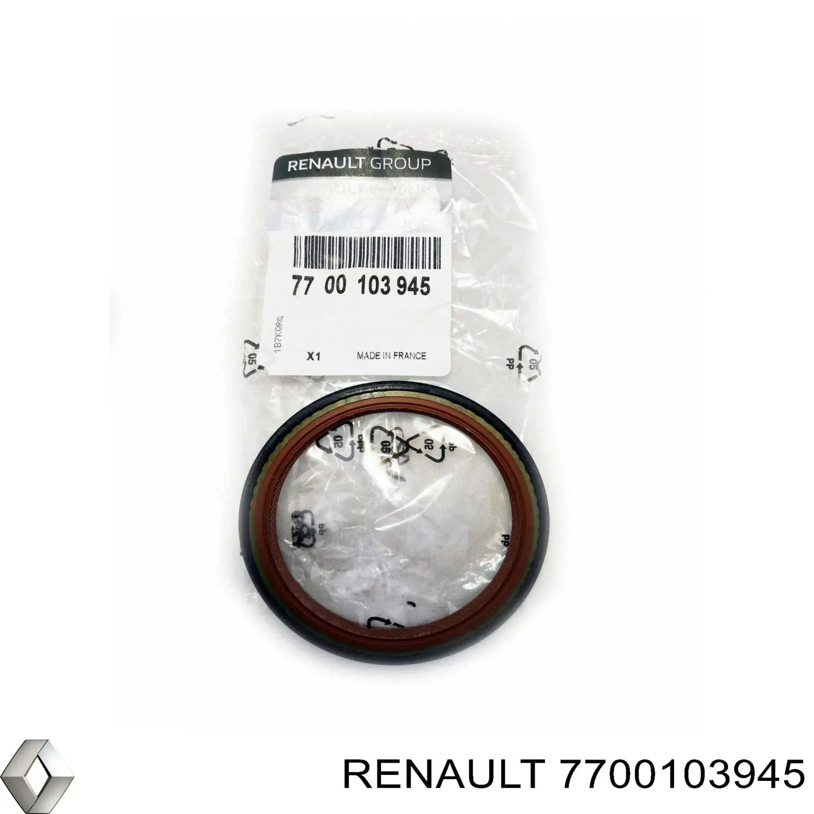 Comprar 7700103945 Renault (RVI) Retén de cigüeñal frontal
