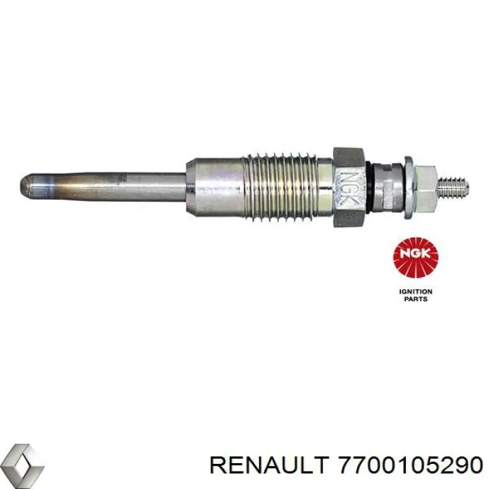 7700105290 Renault (RVI) bujía de incandescencia