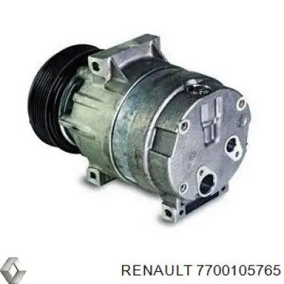 Compresor de aire acondicionado 7700105765 Renault (RVI)