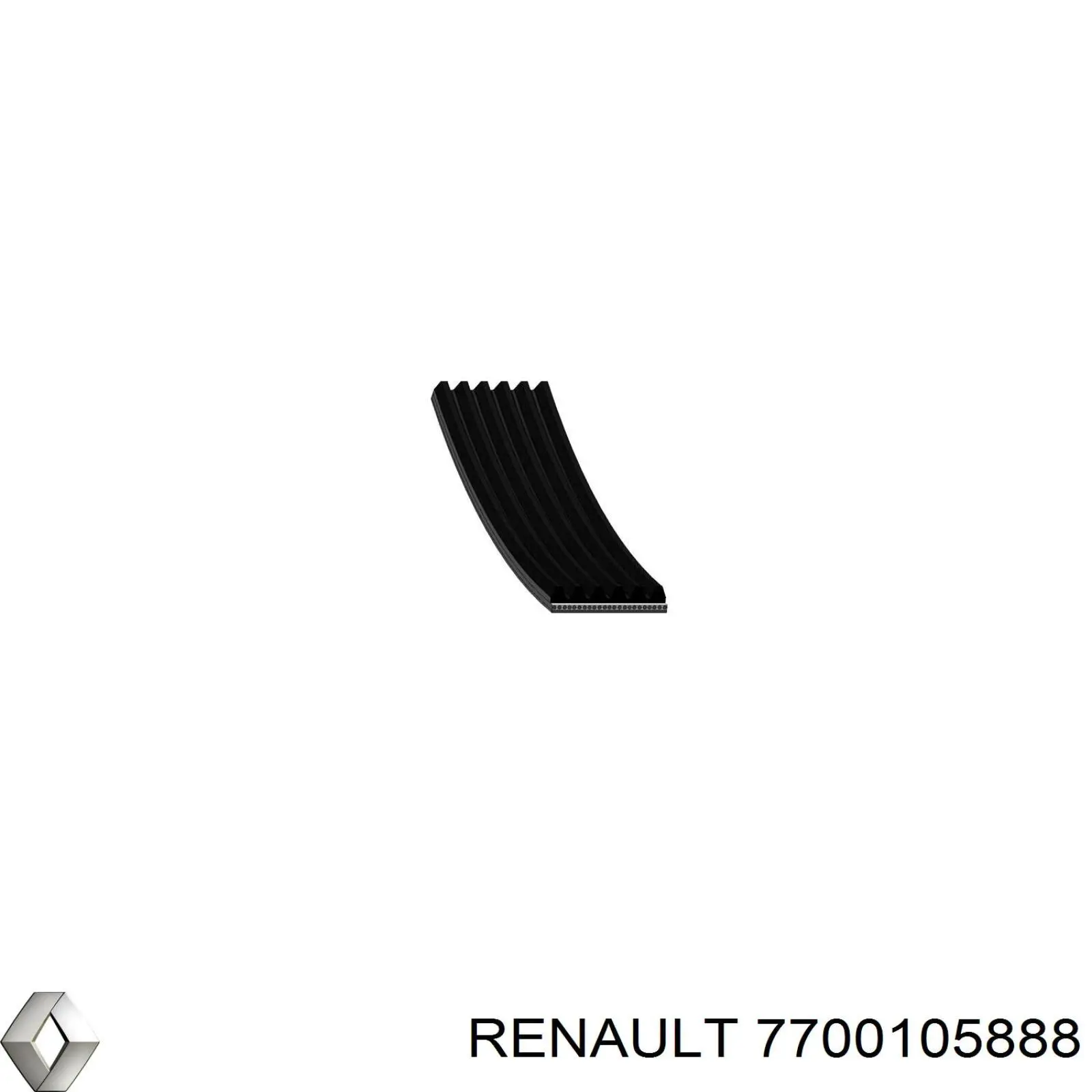 7700105888 Renault (RVI) correa trapezoidal