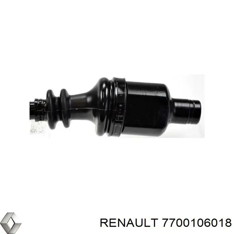 7700106018 Renault (RVI) árbol de transmisión delantero derecho