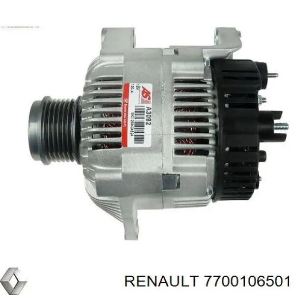 Alternador del motor Renault (RVI) 7700106501 precio, desde 58,90 EUR