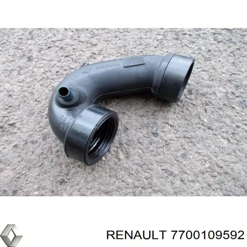 7700109592 Renault (RVI) tubo flexible de aspiración, entrada del filtro de aire