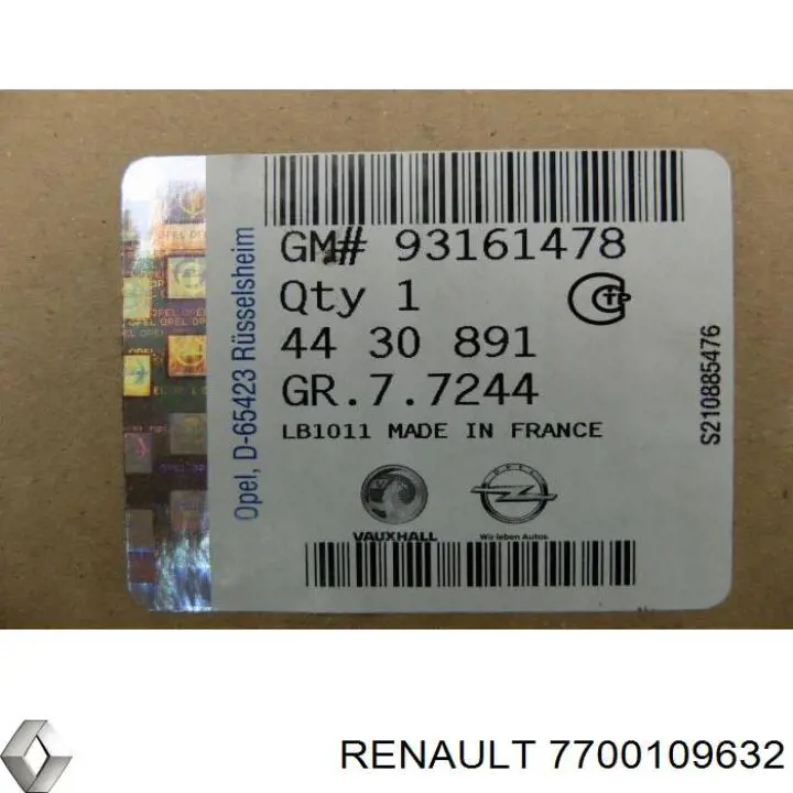 7700109632 Renault (RVI) correa distribucion