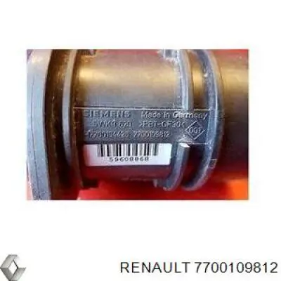 Sensor De Flujo De Aire/Medidor De Flujo (Flujo de Aire Masibo) Renault Megane 2 LM0, LM1