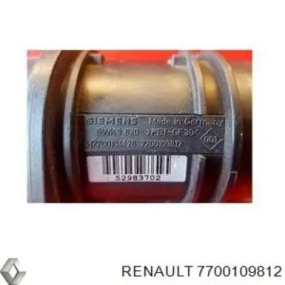 Sensor De Flujo De Aire/Medidor De Flujo (Flujo de Aire Masibo) Renault Megane 2 LM0, LM1