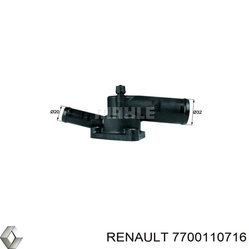 Termostato Renault (RVI) 7700110716 precio, desde 12,29 EUR