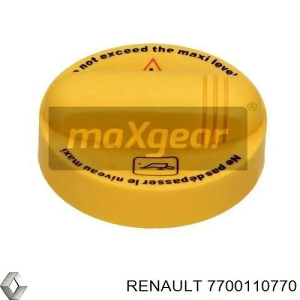 Comprar 7700110770 Renault (RVI) Tapa de aceite de motor