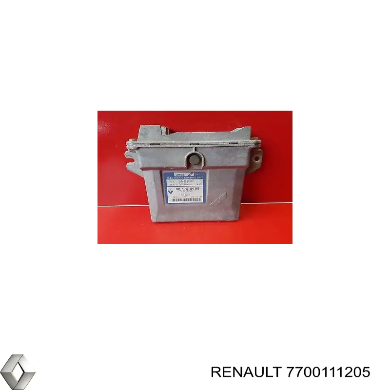 7700111205 Renault (RVI) módulo de control del motor (ecu)